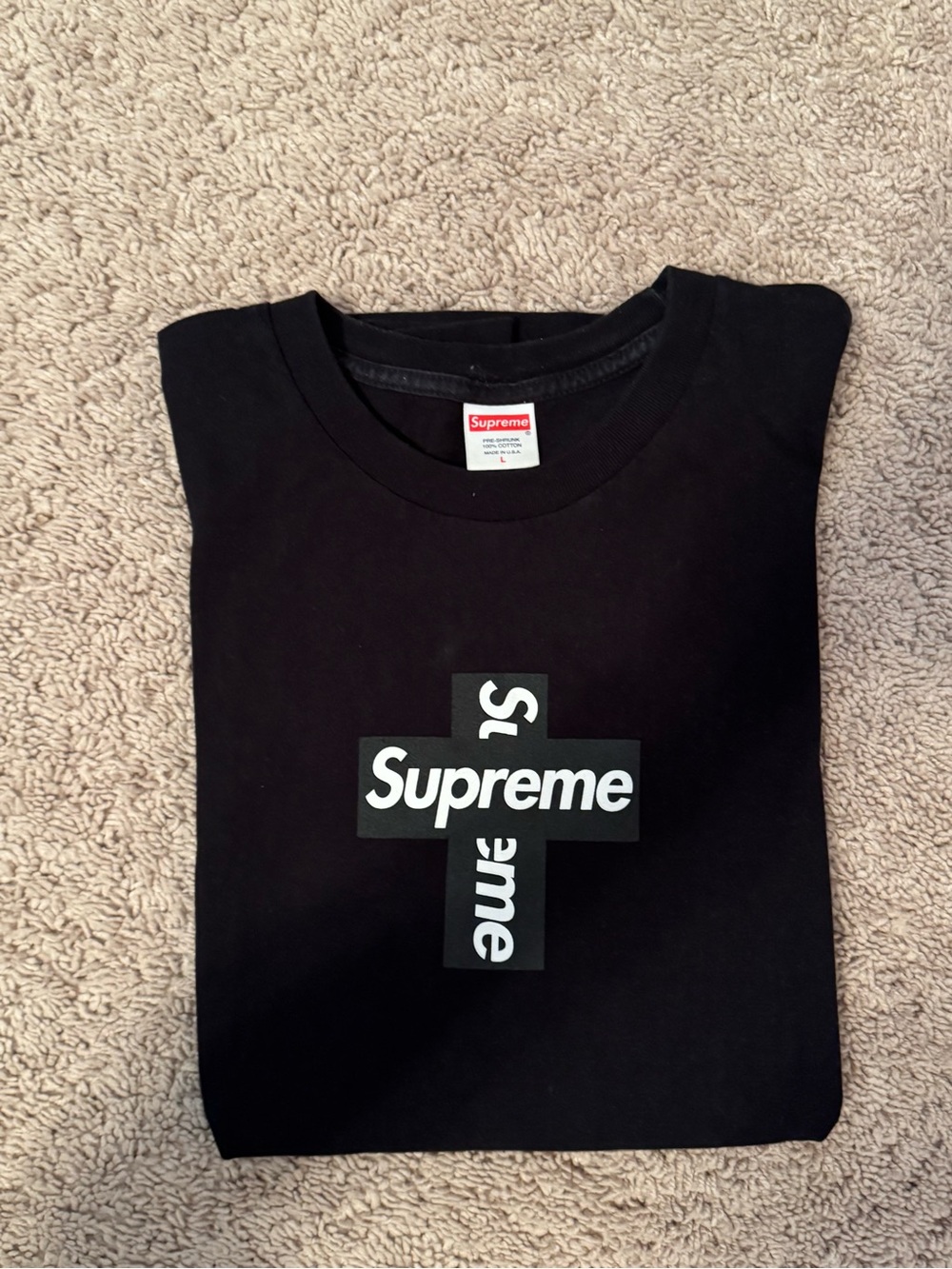 Supreme Tee size Large